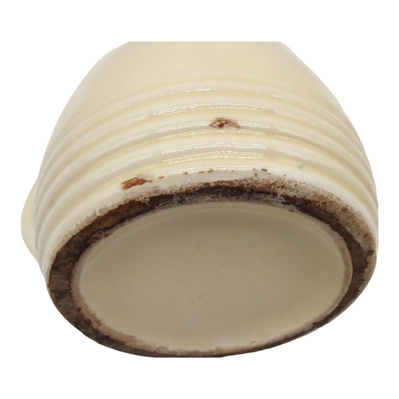 Robinson Ransbottom Vintage Cream & Yellow ~6" Pottery Pitcher Vase Planter - Picture 15 of 15